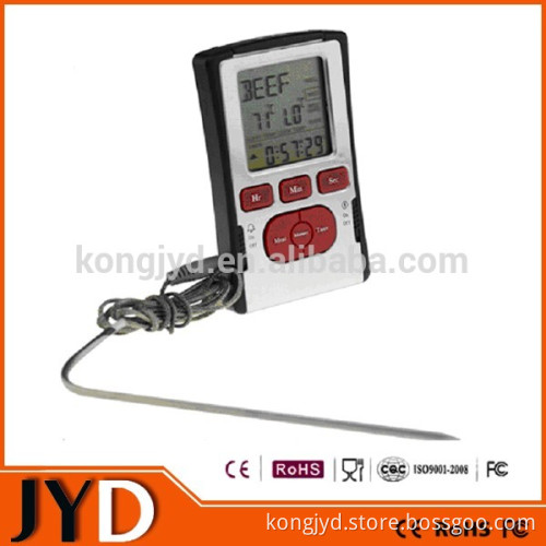 JYD-DTK13 Easy To Read LCD Display Digital Kitchen Thermometer With Heat-Resistant Probe